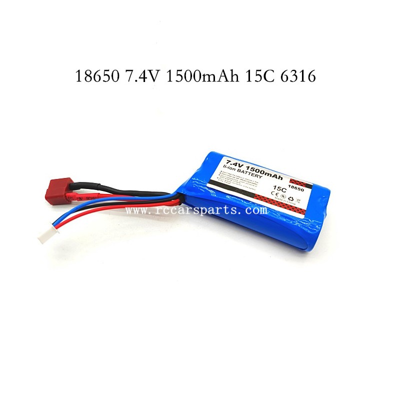 Battery 7.4V 1500mAh 6316 For SCY RC Car 16307 PRO Parts
