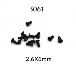 HBX 2105A Spare Parts Screws KBHO2.6X6mm S061