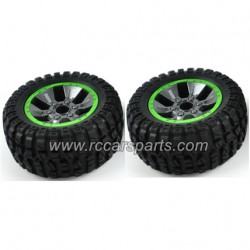 PXtoys 9200 1/10 RC Car Parts Tire, Wheel-Green
