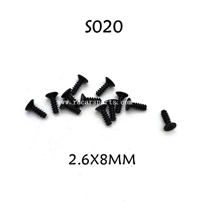 HBX 2105A RC Truck Parts Screws KBHO2.6X8mm S020