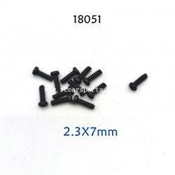 HaiBoXing 2192 Parts Pan Head Tapping Screws PBHO 2.3X7mm 18051