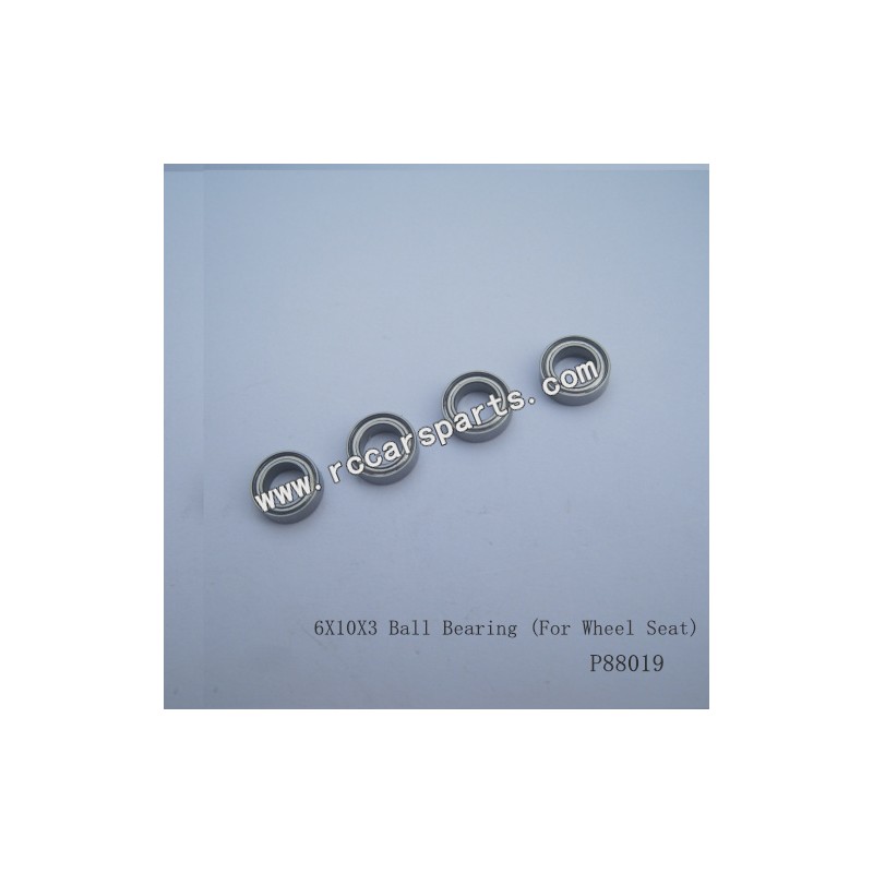 6X10X3 Ball Bearing P88019 (For Wheel Seat)