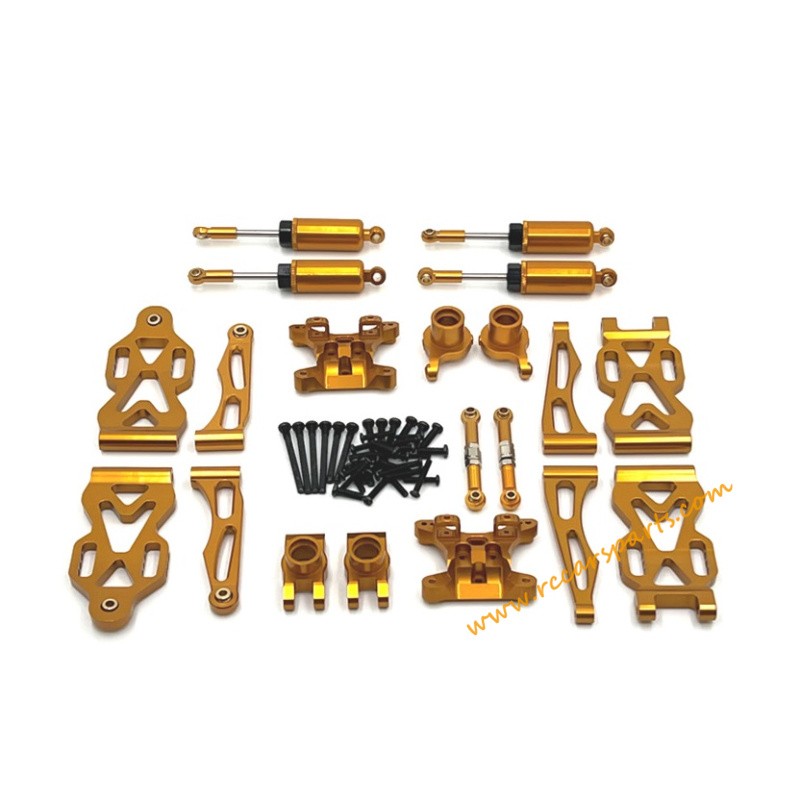RC Car Parts Upgrade Alloy Kit Gold For SCY 16104 PRO