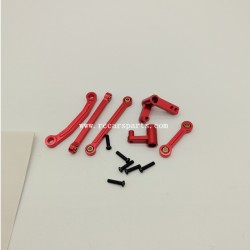 Upgrade Parts Steering Kit version Metal-Red For RC Car ENOZE 9502E