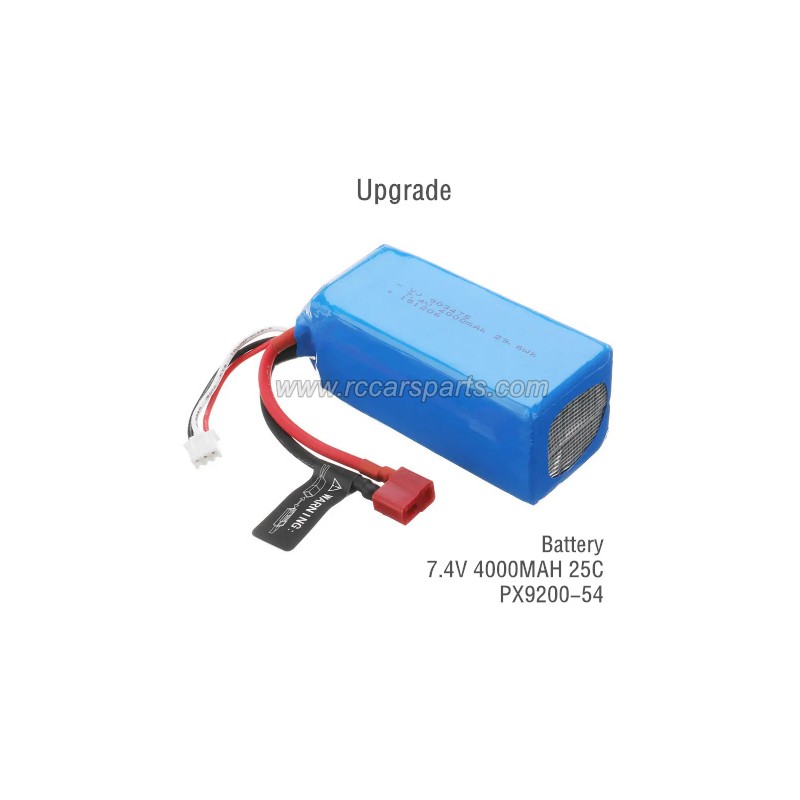 Pxtoys 9203E Upgrade Spare Parts Battery 7.4V 4000MAH PX9200-54 Car Parts