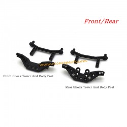 ENOZE 004E Accessories Front Rear Shock Tower And Body Post PX9000-17+PX9000-18