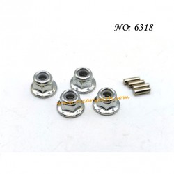 RC Car Suchiyu SCY-16104 Parts M4 Locknut 6318