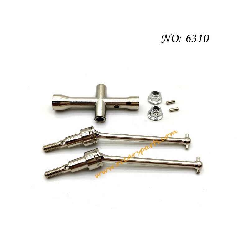 SCY-16201 PRO Brushless Parts Upgrade Metal Front Drive Shaft Kit 6310