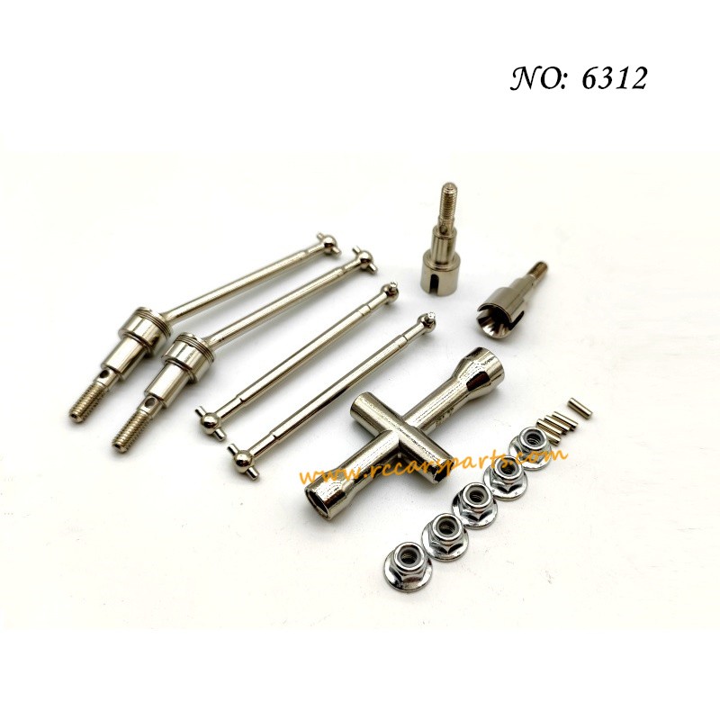 Suchiyu 16201 PRO Upgrade Parts Metal Drive Shaft (Front+Rear) 6312