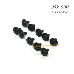 RC Car SCY-16102 Parts Screw 2.6X10PWB 6107