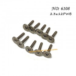 RC Car Parts Screw 2.3x12PWB 6108 For SCY-16103