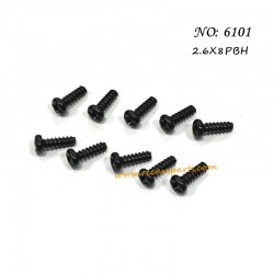 RC Car SCY-16106 Parts Screw 2.6X8PBH 6101
