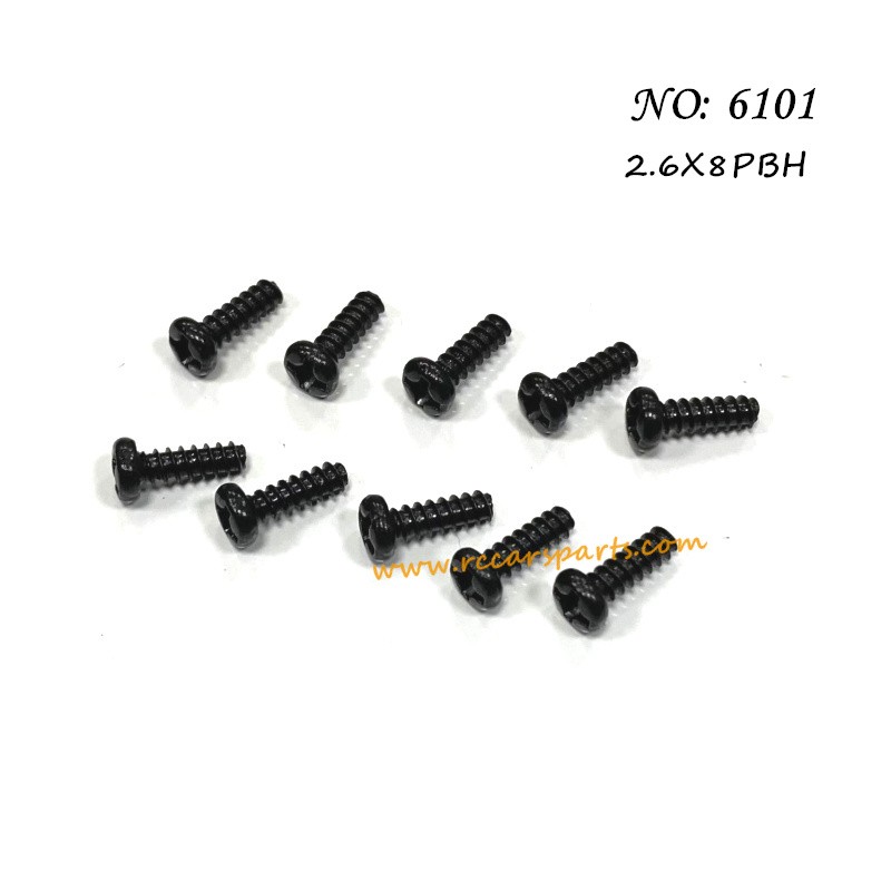 RC Car SCY-16106 Parts Screw 2.6X8PBH 6101