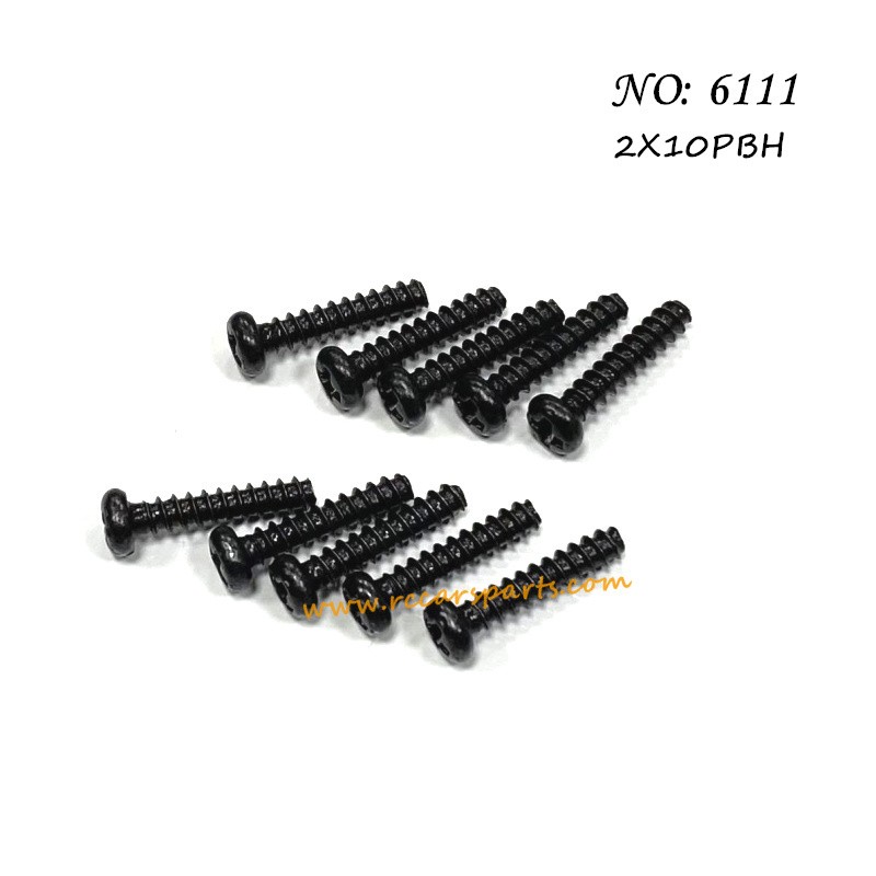 RC Car Parts Screw 2X10PBH 6111 For SCY-16106