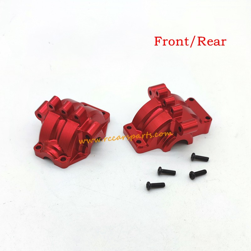 ENOZE 004E Upgrade Version Alloy Front/Rear Gearbox Cover-Red