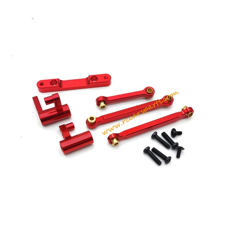 ENOZE 9000E Upgrade Metal Accessories Steering Link Assembly-Red