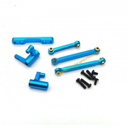 ENOZE 9002E RC Car Upgrade Alloy Parts Steering Link Assembly-Blue