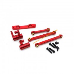 ENOZE 9003E Upgrade Metal Accessories Steering Link Assembly-Red