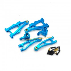 RC Car ENOZE 002E Parts Upgrade Alloy Front Suspension Arm Kit-Blue