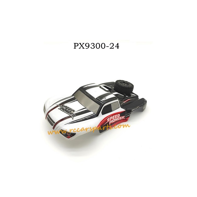 PXtoys 9301 1:18 RC Racing Car Shell White PX9300-24
