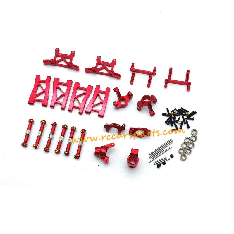 ENOZE 9303E RC Truck Parts Upgrade Alloy Kit-Red