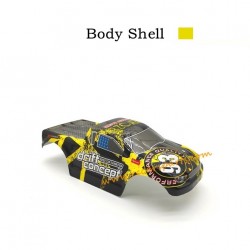 RC Car ENOZE 9300E Parts Body Shell-Yellow