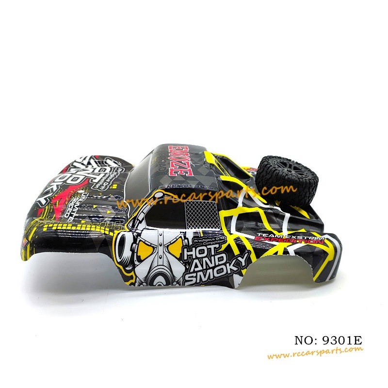 ENOZE 9301E RTR RC Car Parts Body Shell-Yellow