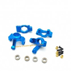 ENOZE 9302E Parts Upgrade Metal Steering Universal Wheel-Blue