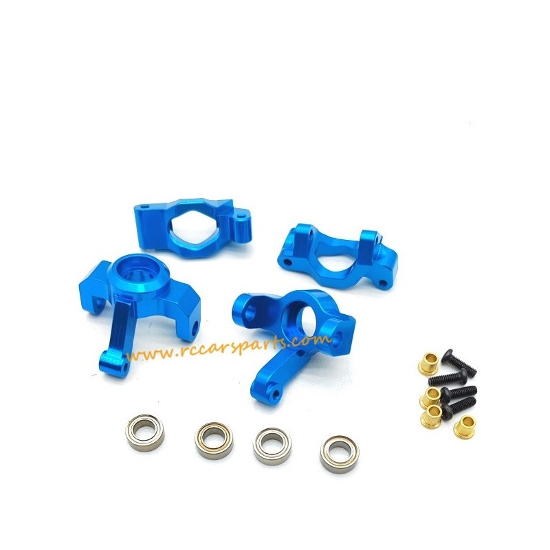 ENOZE 9302E Parts Upgrade Metal Steering Universal Wheel-Blue