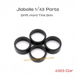 Jiabaile 4303 1/43 Scale RC Drift Car Parts Hard Wheel Skin
