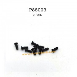 RC Car ENOZE 9306E 306E Parts P88003 2.3X6 Round Head Screw