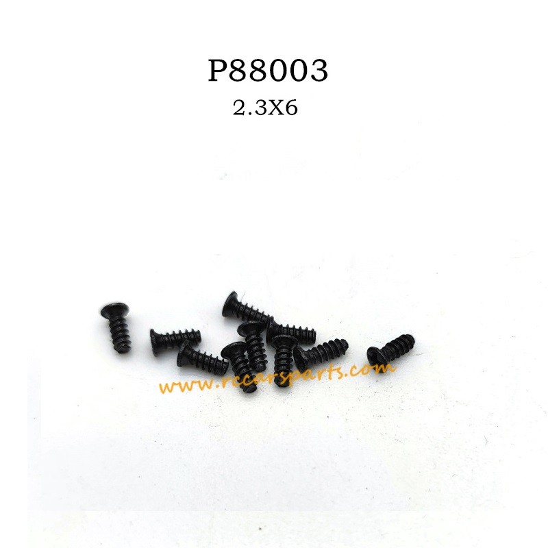 RC Car ENOZE 9306E 306E Parts P88003 2.3X6 Round Head Screw