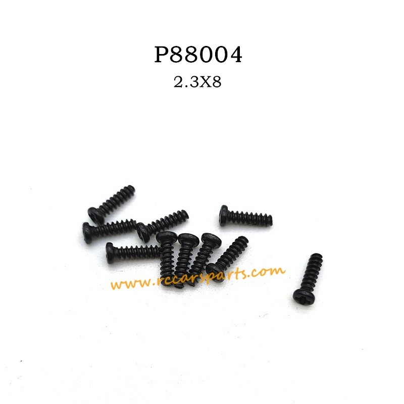 P88004 2.3X8 Round Head Screw For ENOZE 9307E RC Car