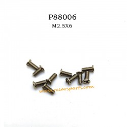 ENOZE 9306E 306E RC Truck Parts P88006 M2.5X6 Flat Head Screws