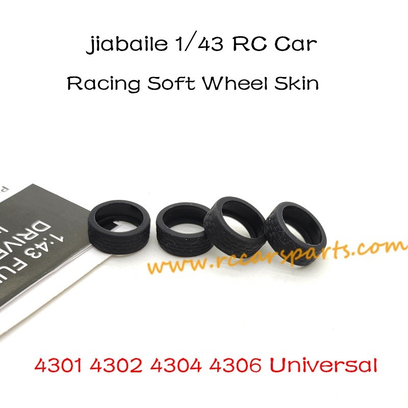 Jiabaile 4301 RC Racing Car Parts Racing Soft Wheel Skin