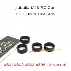 Jiabaile 4302 1/43 Scale RC Drift Car Parts Hard Wheel Skin