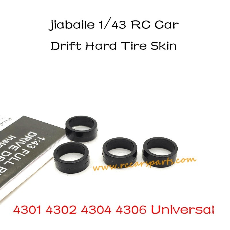 Jiabaile 4302 1/43 Scale RC Drift Car Parts Hard Wheel Skin