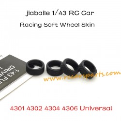 Jiabaile 4302 Mini Racing Parts Racing Soft Wheel Skin
