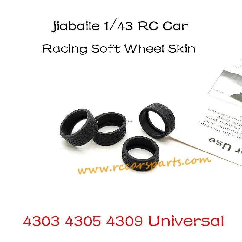 Jiabaile 4303 Mini Racing Car Parts Soft Wheel Skin