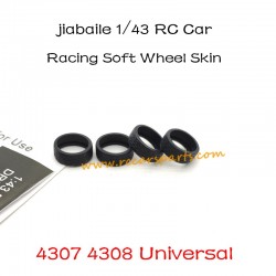 Jiabaile 4307 Mini Drift Racing Car Parts Racing Soft Wheel Skin