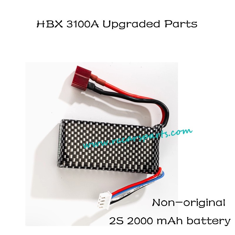 HBX 3100A RC Truck Upgraded Parts 2S 2000mAh Battery