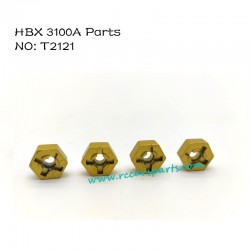 HBX 3100A RC Car Parts Metal Wheel Hex. T2121