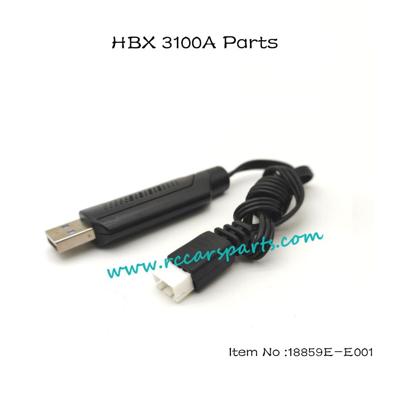 HBX 3100A RC Car Parts USB Charger 18859E-E001