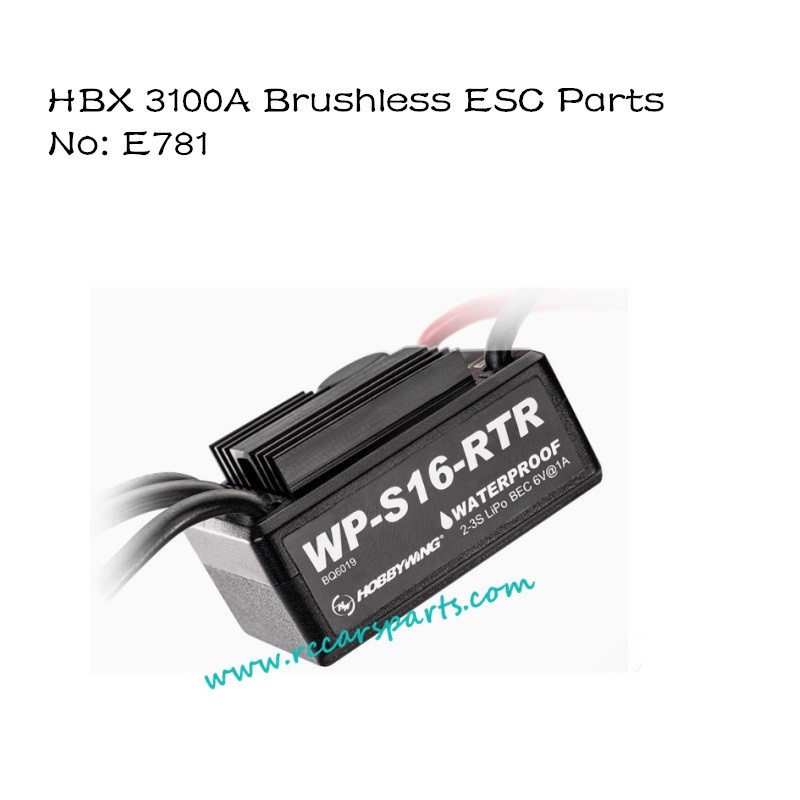 Haiboxing HBX 3100A 1/16 RC Car Parts E781 Brushless ESC