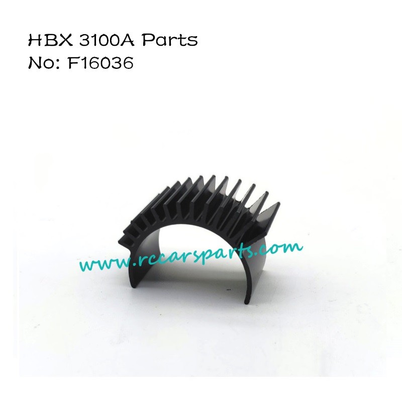 HBX 3100A 1/16 RC Truck Parts Motor Heat Sink F16036
