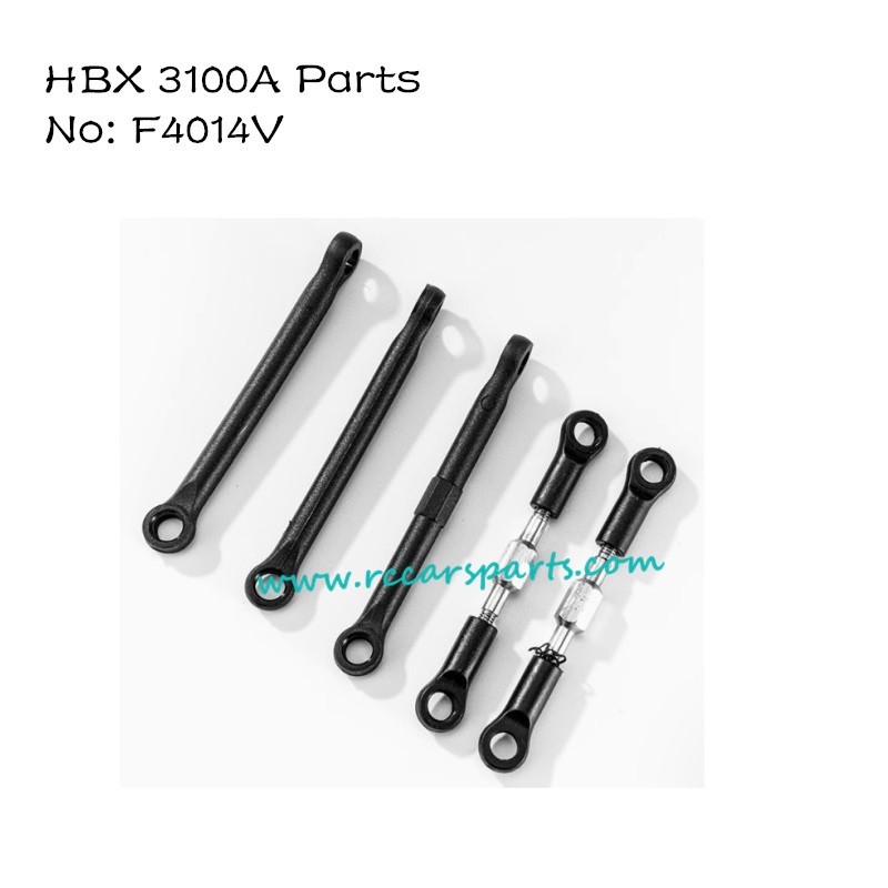 HBX 3100A RTR Spare Parts Front Upperlinks+Steering Links+Servo Link F4014V