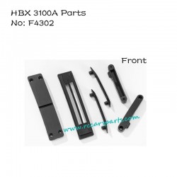 HBX 3100A RTR RC Trucks Parts Front Light Brace+Roof Rails F4302