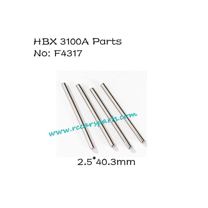 Front Lower Suspension Pins A 2.5X40.3mm  F4317For HBX 3100A 4WD RC Car