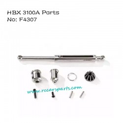 F4307 Center Rear Drive Train For HBX 3100A RC Car