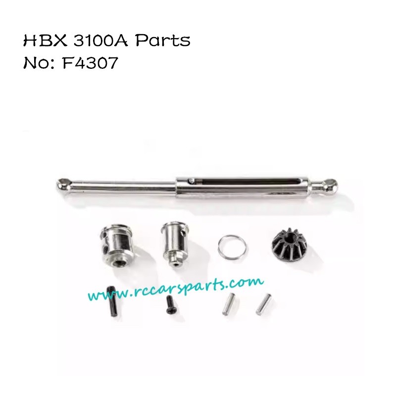 F4307 Center Rear Drive Train For HBX 3100A RC Car